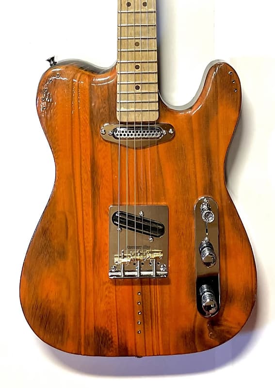 Moxy Guitars Tele (Brown / Orange) 2022 image 1