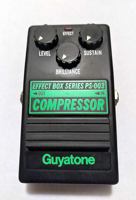 Guyatone PS 003 Compressor - MIJ 80's black + free shipping image 1