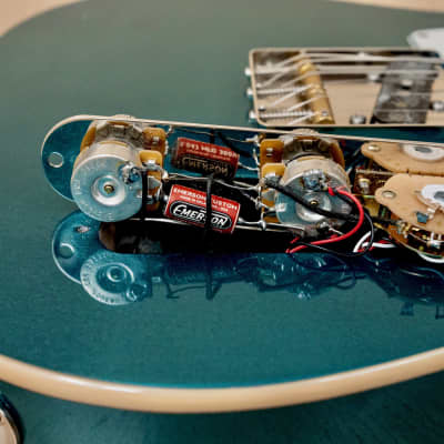 T-Style Partscaster Custom Electric Guitar Ocean Turquoise w/ Fender Licensed Neck, Tweed Case image 16