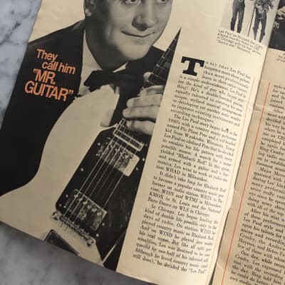 1968 Gibson Gazette Volume 8 No 2. Les Paul Reintroduction of Standard and Custom Rare Vintage image 2