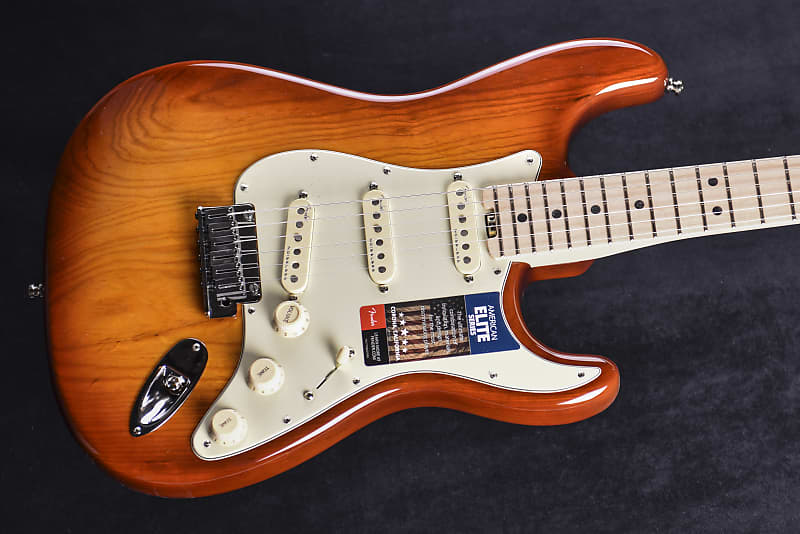 Fender American Elite Stratocaster - Tobacco Sunburst w/Maple | Reverb