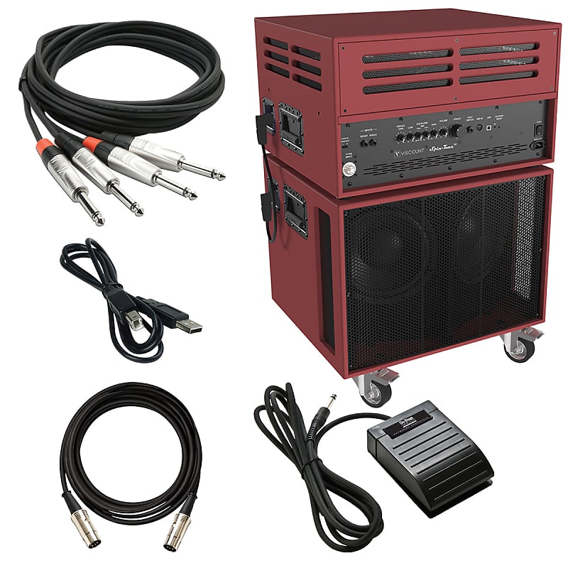 Viscount Legend Spin-Tone 700 Rotary Keyboard Amplifier - Red Walnut CABLE KIT image 1