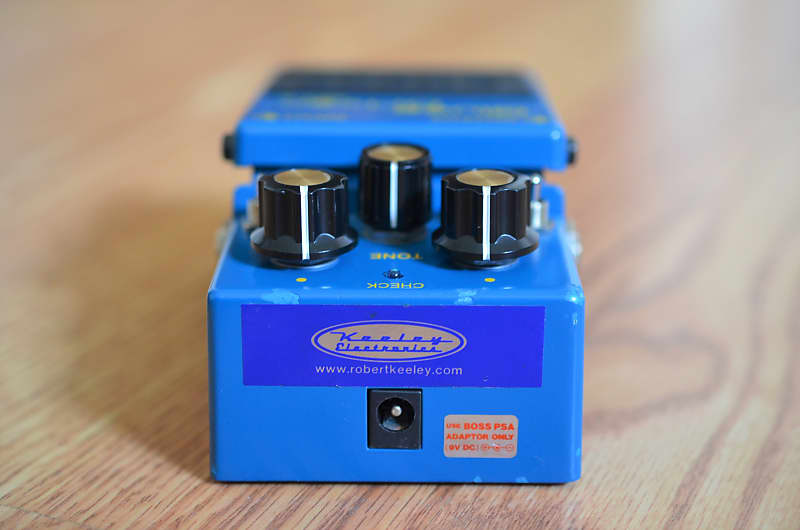 Boss BD-2 Blues Driver w/ Keeley Freak Fuzz Mod Blue | Reverb