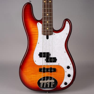 Lakland Skyline 44-64 Deluxe PJ Bass - 2022 - Honeyburst | Reverb