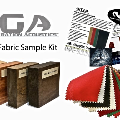 Next Generation Acoustics Acoustic Fabric & Wood Finish Sample Kit Sample Kit image 1