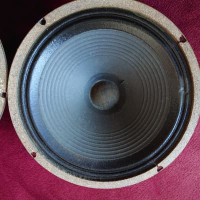 Celestion Matching Quad Celestion G12 H Greenback Pulsonic cones 16ohm 30 watt 1972 image 17