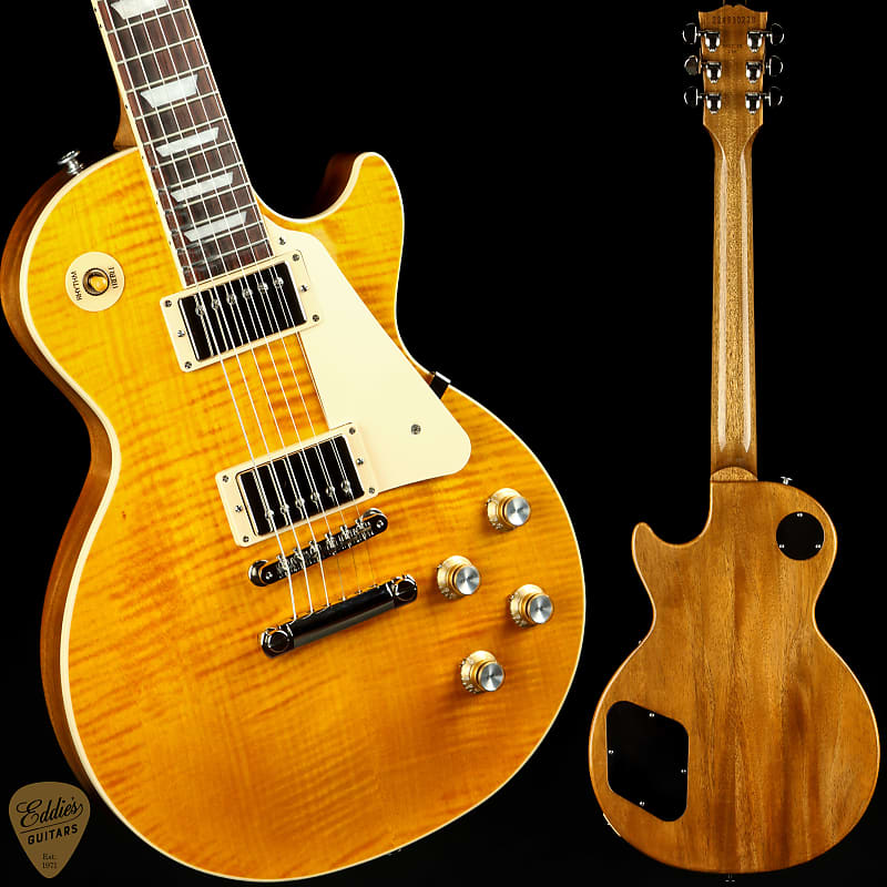 Gibson Les Paul Standard '60s Figured Top 60's Honey Amber image 1