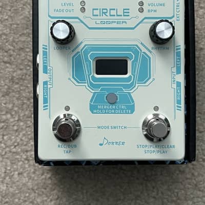 Donner Circle Looper Pedal and Drum Machine for sale