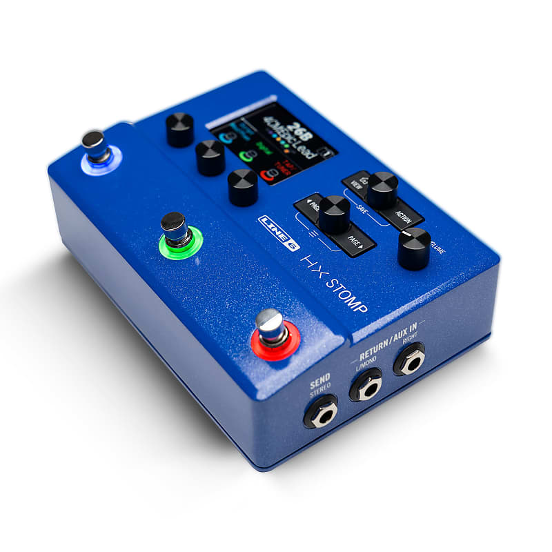 Line 6 HX Stomp Limited Edition Blue guitar processor | Brand New