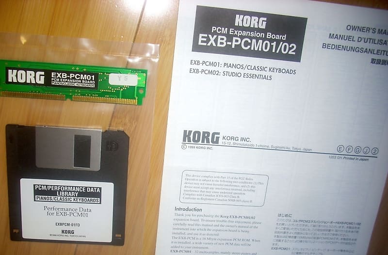 Korg EXB-PCM01 Pianos Classic Keys Expansion Triton image 1