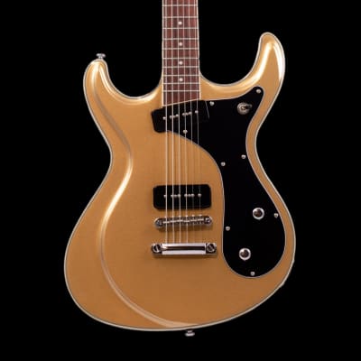 Eastwood Sidejack Baritone 20th Anniversary Limited Guitar Metallic Gold for sale