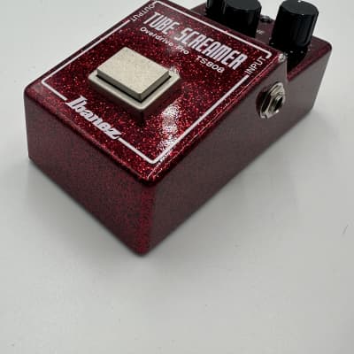 WINTER WONDERSALE// Ibanez TS808 Tube Screamer 40th Anniversary 2019 - Ruby Red Sparkle image 7