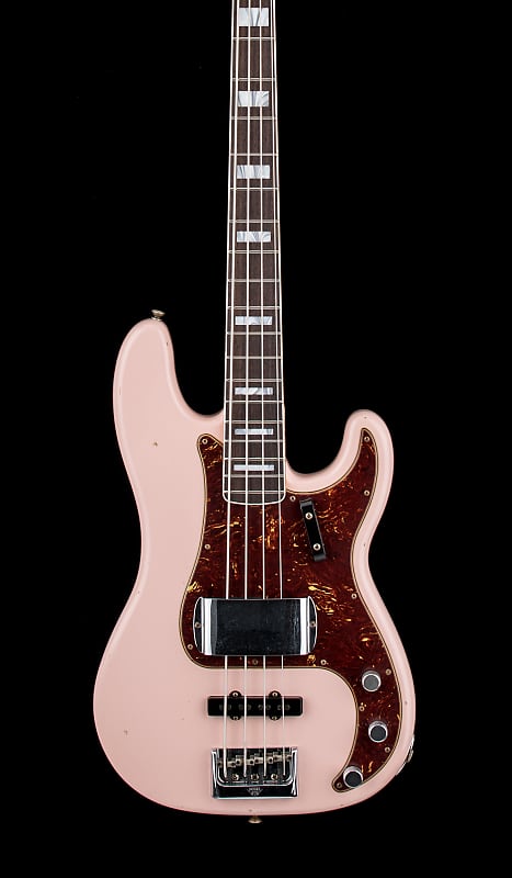 Fender Custom Shop Limited Edition P Bass Special Journeyman Relic - Shell Pink #65906 image 1