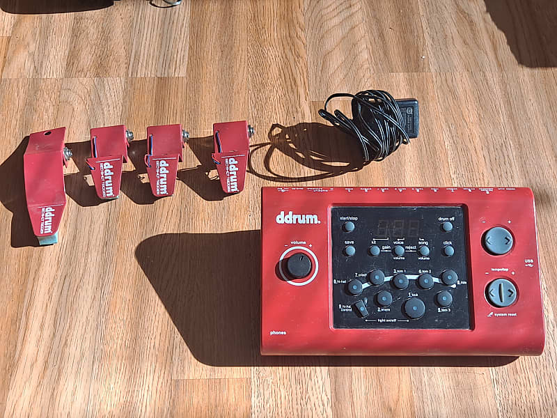 ddrum DD1M Electronic Drum Module 2010s Red Reverb