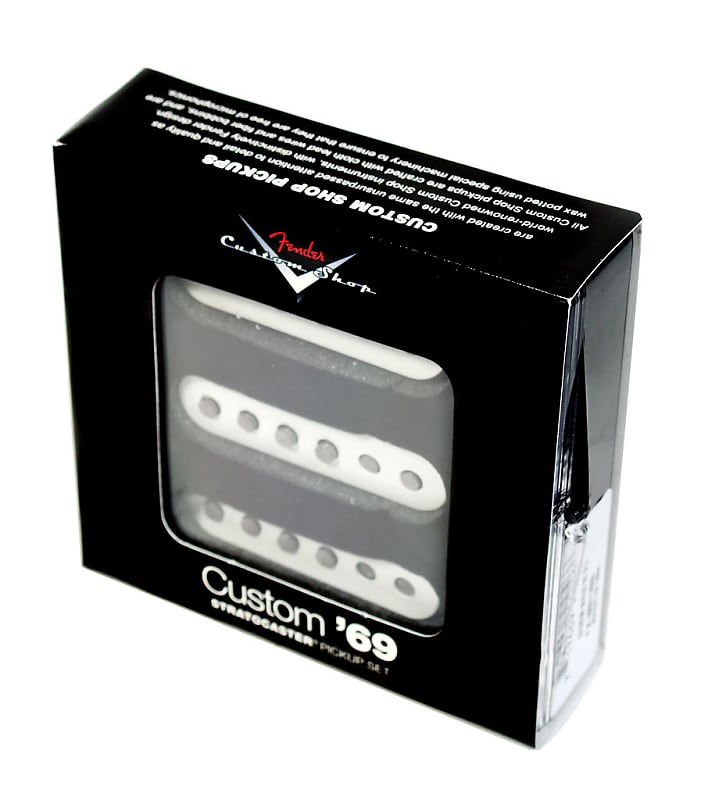 Genuine Fender Custom Shop '69 Stratocaster Pickups Set - White - 099-2114-000 image 1