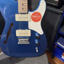 Squier Paranormal Cabronita Telecaster Thinline 2022 - Lake Placid Blue with parchment pickguard