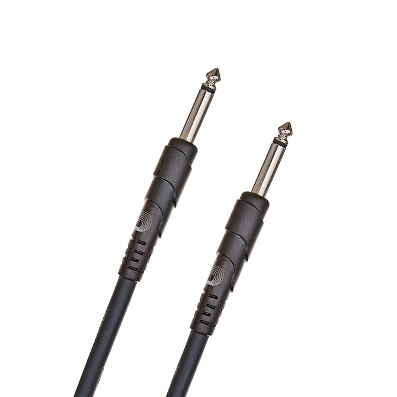 D'Addario PW-CGT-05 Classic Series 1/4" Straight TS Instrument Cable - 5' image 1