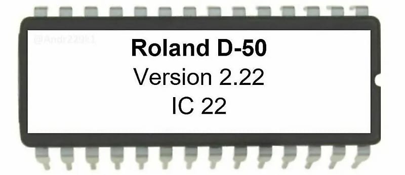 ROLAND D-50 OS FIRMWARE UPDATE UPGRADE 2.22 ( Later version ) D50 Eprom image 1