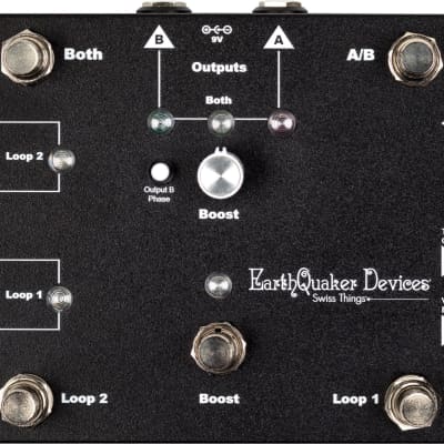 Earthquaker Devices Swiss Things Pedalboard Switcher | Reverb