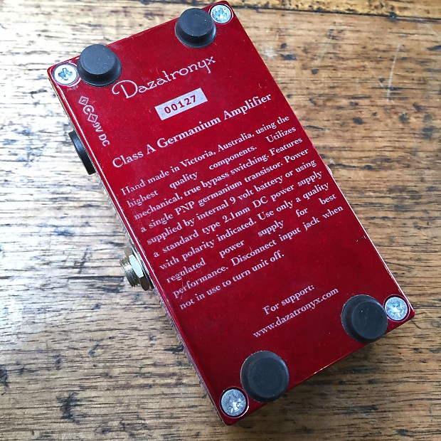 ギター Dazatronyx Class A Germanium Amplifier Dazatronyx - GERMANIUM AMPLIFIER – LEP INTERNATIONAL