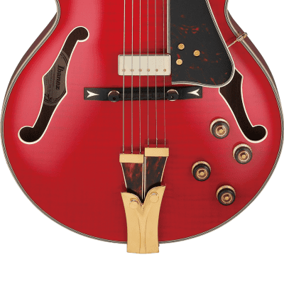 Ibanez GB10SEFMSRR George Benson Semi-Hollow Electric Guitar in Sapphire Red for sale