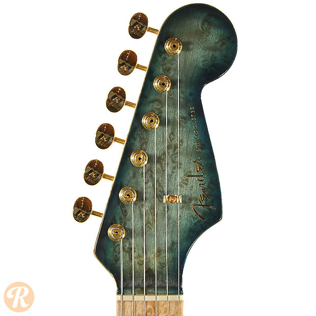 Fender Blue Star Stratocaster Transparent Blue 1996 image 3
