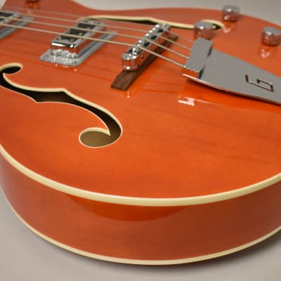 2017 Gretsch G5440B Electromatic Long Scale Bass Orange w/HSC image 10