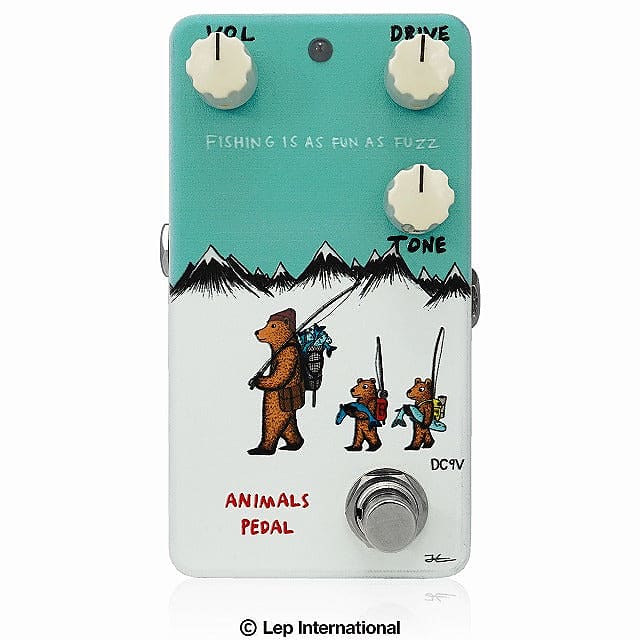 Animals Pedal FISHING IS AS FUN AS FUZZ - Effects Pedal for Electric Guitar  - NEW!