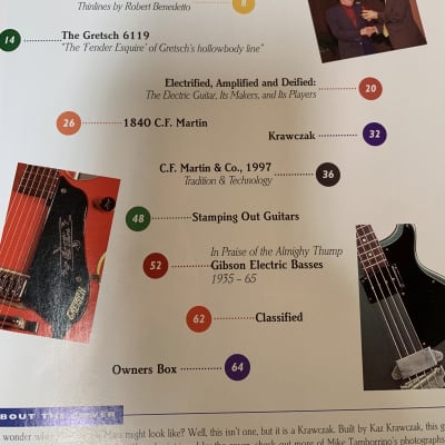 VG Classics Vintage Guitar Magazines 90’s Les Paul Jr Gibson Fender image 3