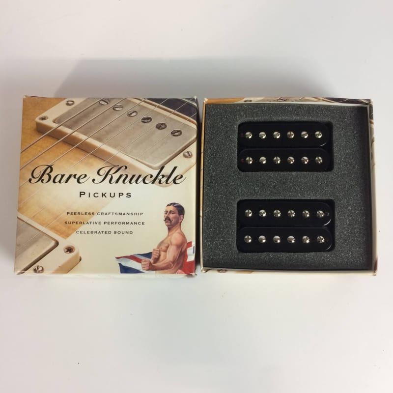 Bare Knuckle Juggernaut Misha Mansoor Humbucker Pickup Set Brushed