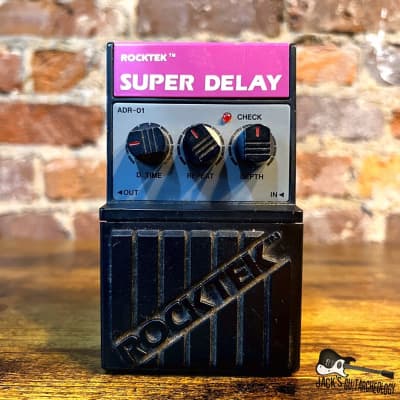 Rocktek Super Delay Pedal (1990s - Black) for sale