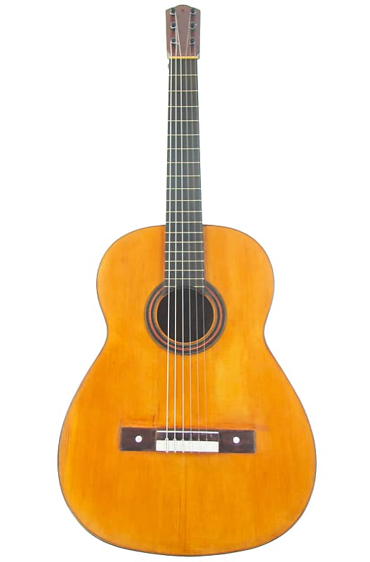 Domingo Esteso 1922 rare guitar - fully restored with amazing old world sound quality + certificate - check video! image 1