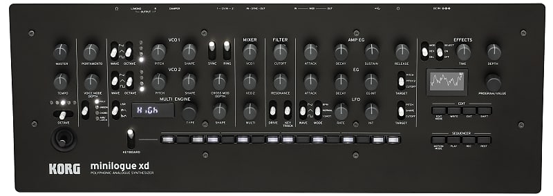 Korg Minilogue XDM Polyphonic Analog Synthesizer Module image 1