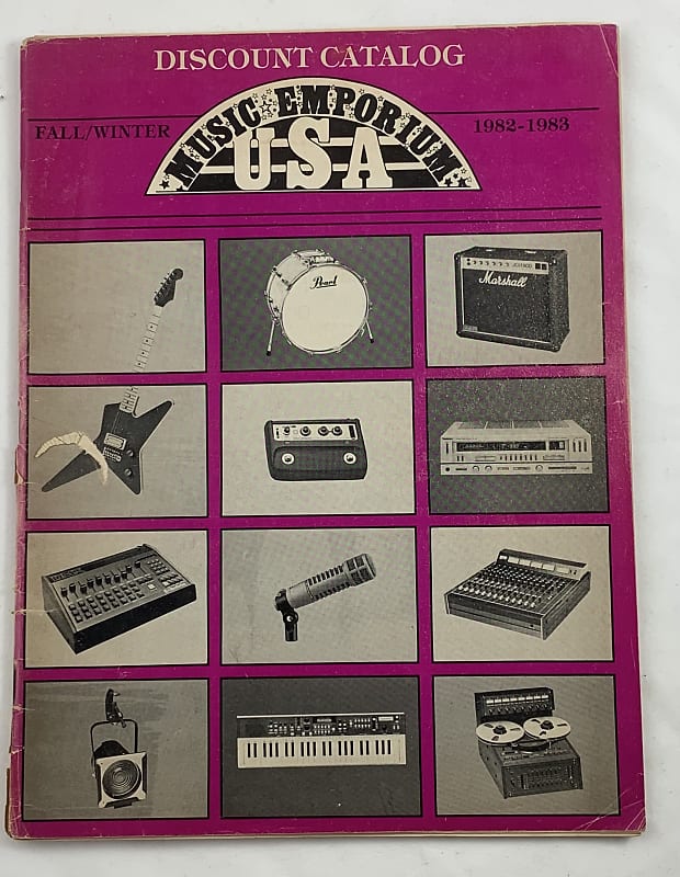 Music Emporium USA Mail Order Catalog 19821983 Matte Reverb