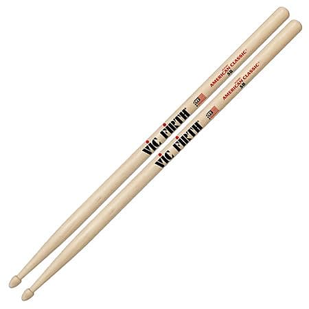 Vic Firth 5B American Classic Wood Tip Drum Sticks image 1