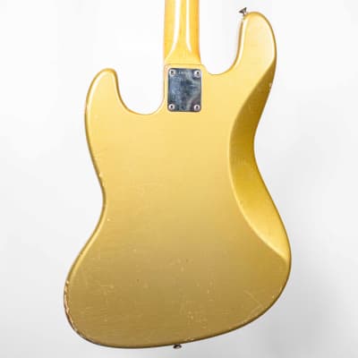 Fender 1964 Jazz Bass Shoreline Gold image 6