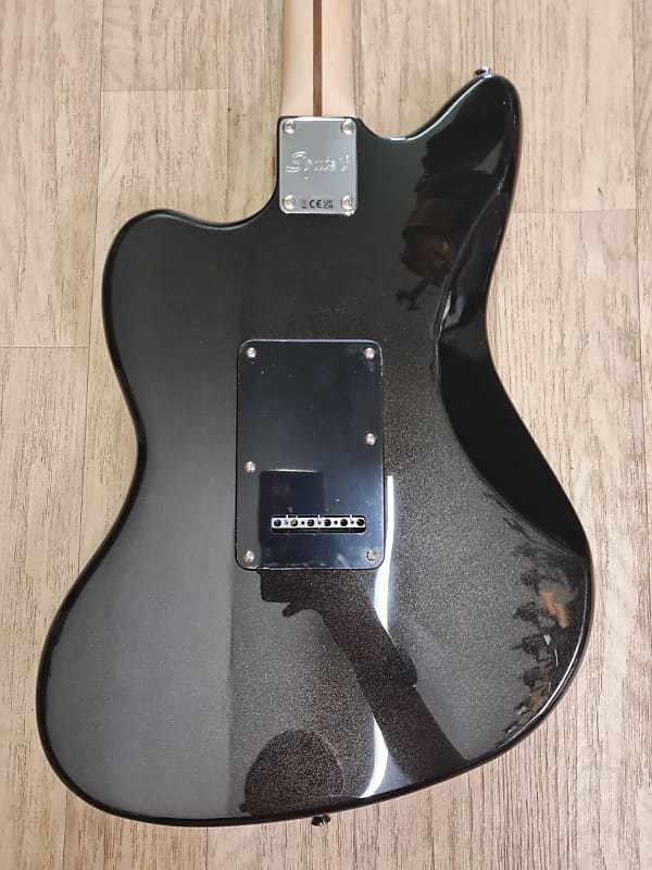 Squier FSR Affinity Series Jazzmaster in Metallic Black | Reverb