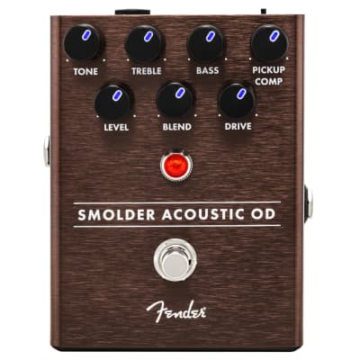 New Fender Smolder Acoustic Overdrive Guitar Effects Pedal image 1