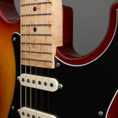 GJ2 Guitars - Glendora NLT -  HSS - Cherry Sunburst - Birdseye Maple Neck - Used image 6