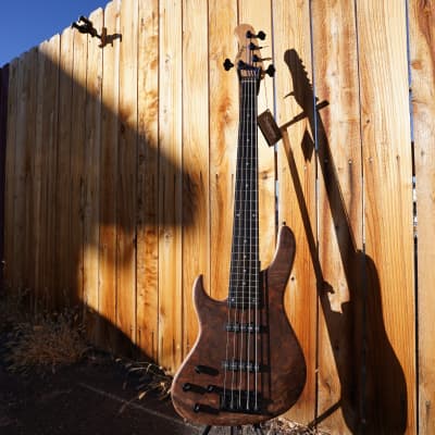 Sadowsky MetroLine Special Edition Modern 24 Walnut Top Left Handed 5-String Bass w/ Gig Bag NOS image 3