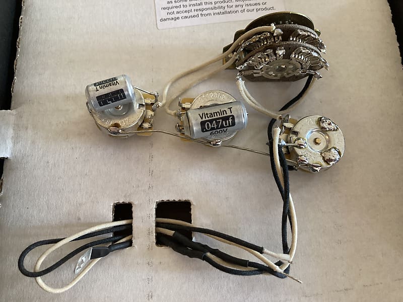 Mojotone Stratocaster HSS Wiring Harness 2022 Reverb