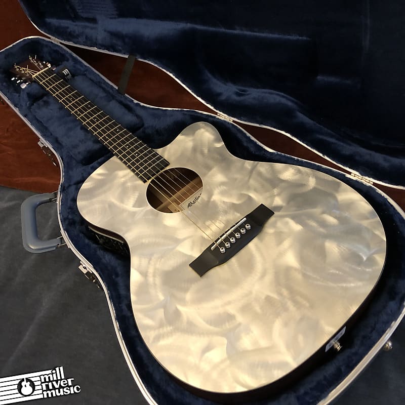 Martin 000CE AL Cherry Acoustic-Electric Guitar Aluminum Top | Reverb