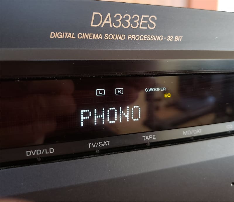 SONY STR-DA333ES Black FM/AM Home Theater Receiver Digital Cinema store Sound UNTESTED