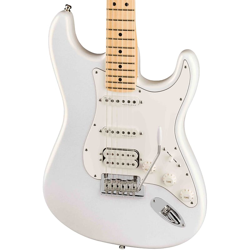 Fender Juanes Stratocaster Electric Guitar - Luna White, Maple Fingerboard image 1