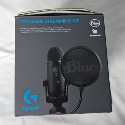 Logitech - Blue Yeti Game Streaming USB Condenser Microphone Kit