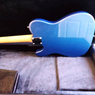 Harley Benton TE-20 Single Cut solid body guitar 2022 Blue image 4
