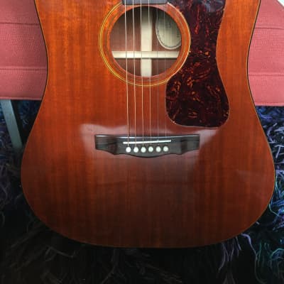 Guild D-25 1972 Mahogony guitar with tags image 2