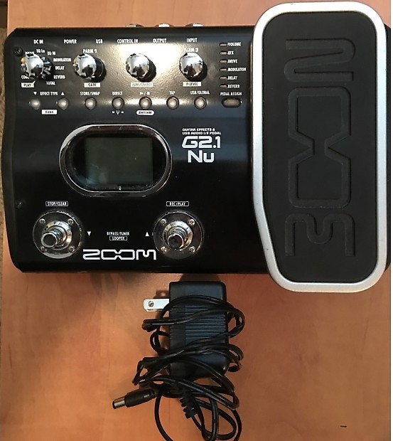 Zoom G2.1Nu Guitar Multi-Effects Pedal/USB Interface with AC
