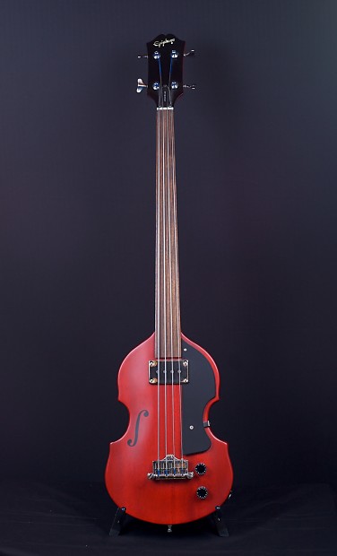 Epiphone EB 1 FRETLESS VIOLIN BASS 1998 Burgandy | Reverb