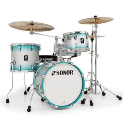 Sonor AQ2 BOP Maple Drum Set | Aqua Silver Burst image 1